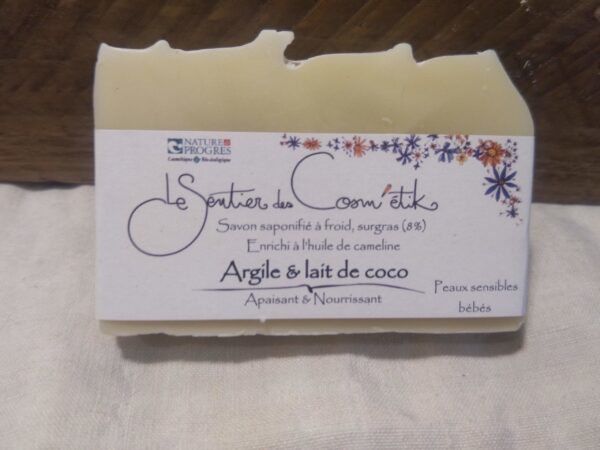 Argile blanche - Lait de coco