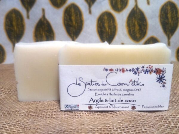 Argile blanche - Lait de coco