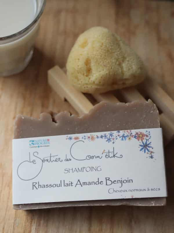 Shampoing solide Lait d'amande- Rassoul - Benjoin