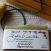 Savon artisanal thalasso aux algues marines, argile marine, hydrolat et poudre d'huître, fabriqué à la main en Bretagne, soin reminéralisant naturel