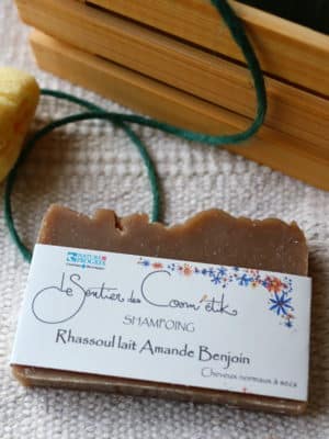 Shampoing solide Lait d'amande- Rassoul - Benjoin