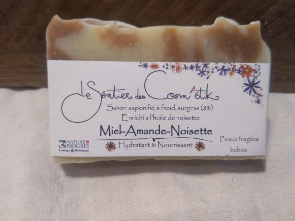 Miel - Lait d'amande - Huile de noisette