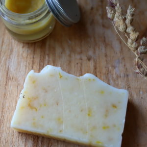 Savon lait d’avoine calendula artisanal – visage & corps